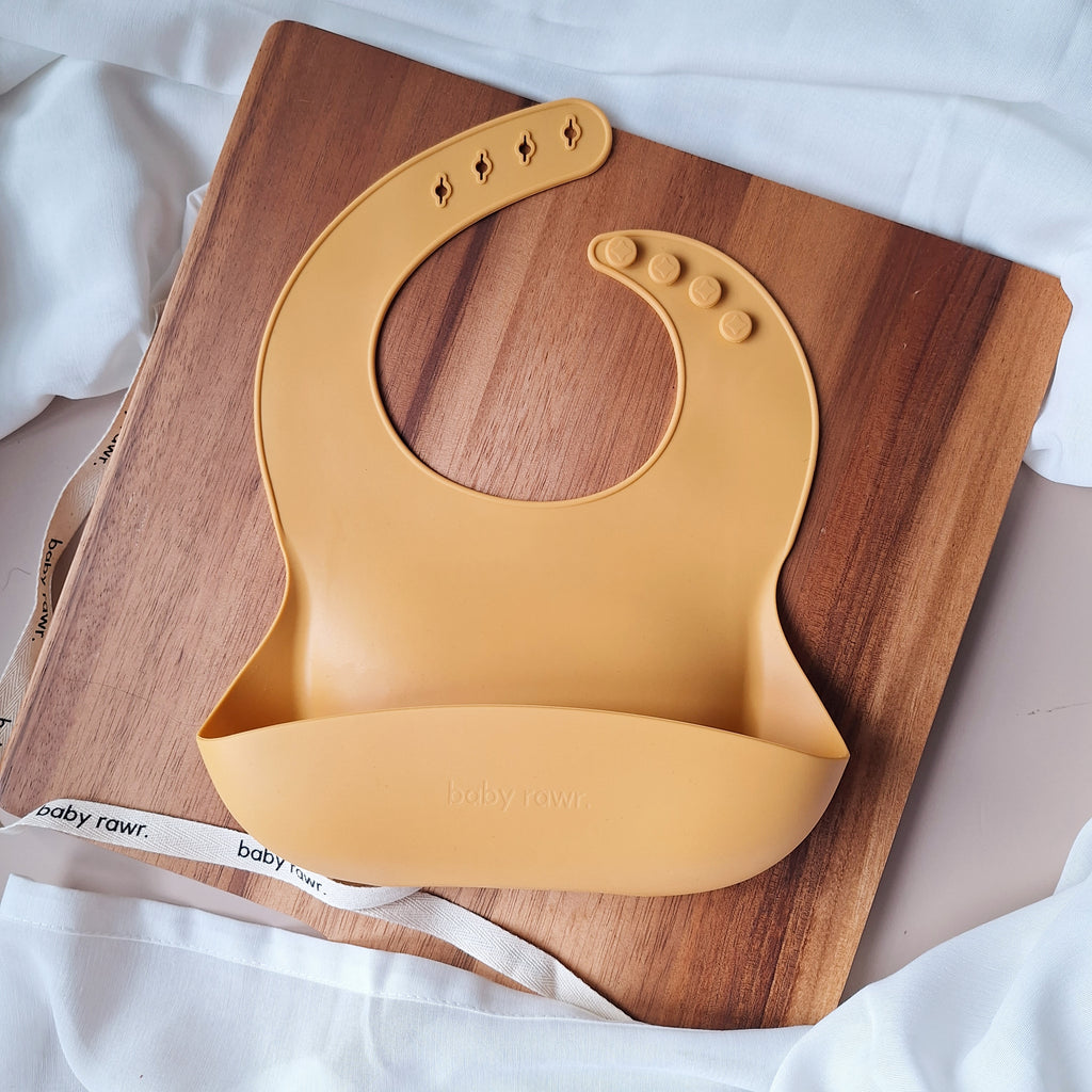 Baby Rawr. Silicone Bib