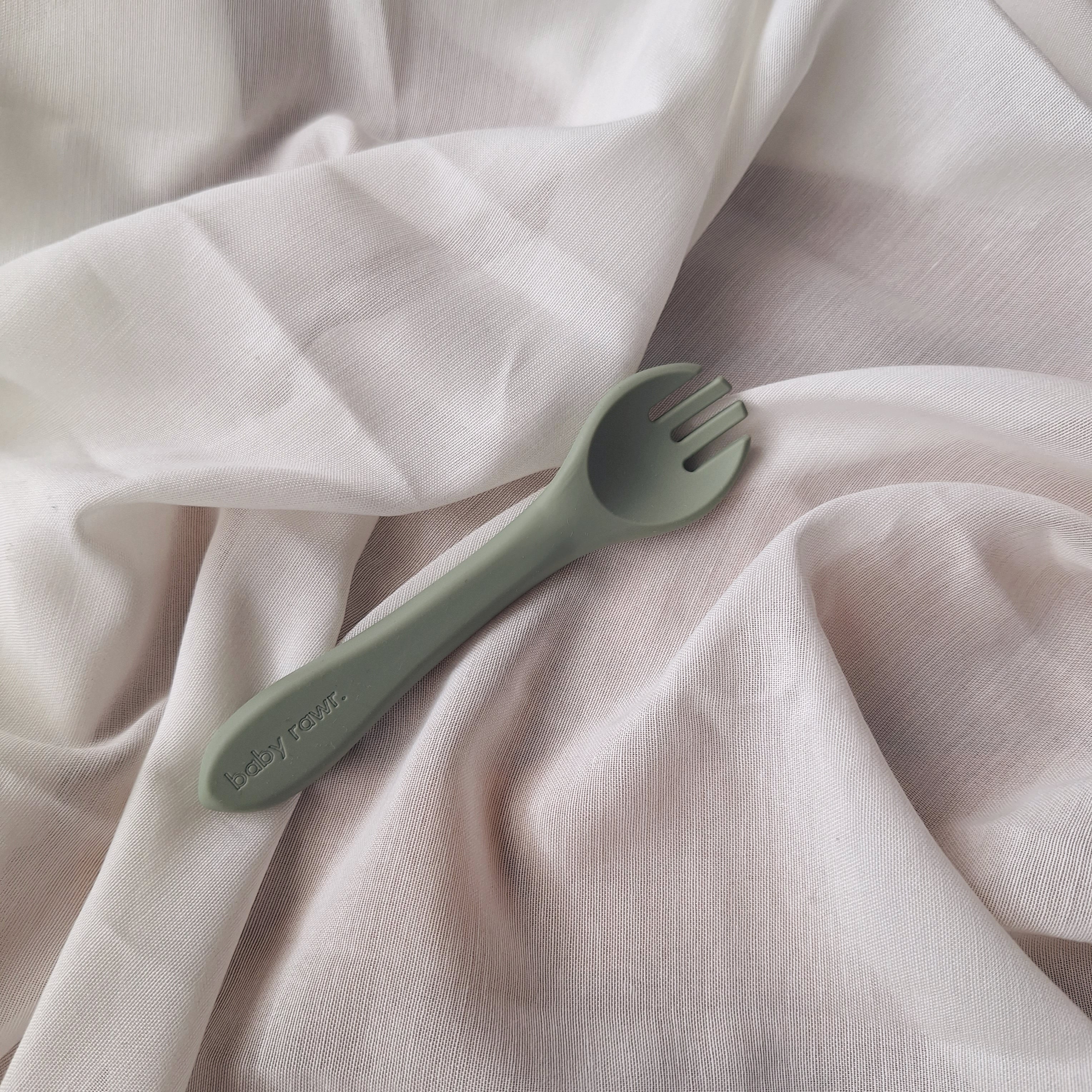 Baby Rawr. Silicone Cutlery