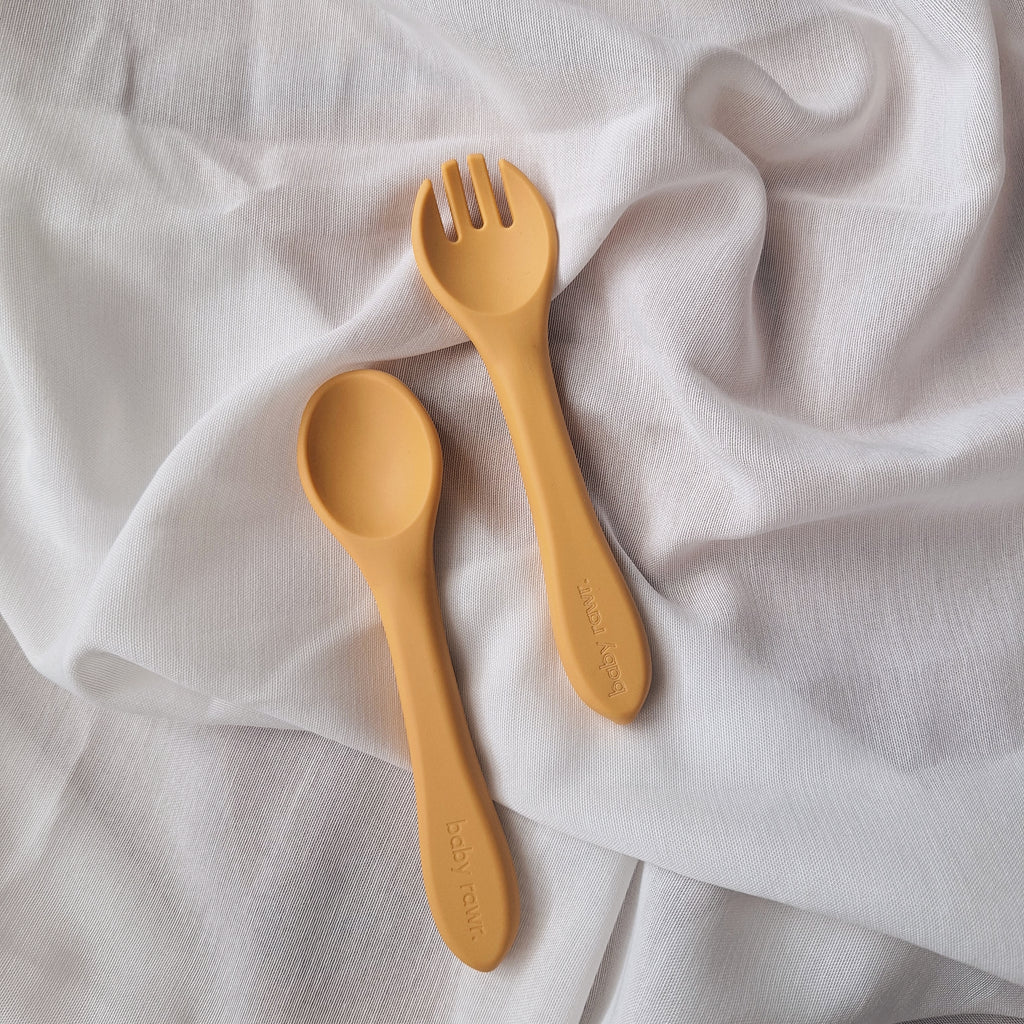 Baby Rawr. Silicone Cutlery