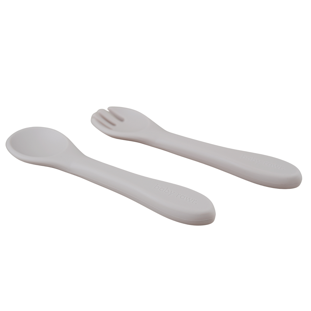 Baby Rawr. Silicone Cutlery