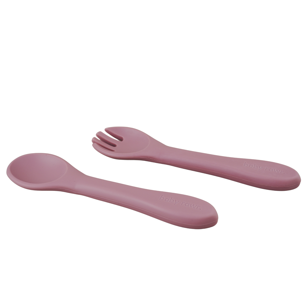 Baby Rawr. Silicone Cutlery