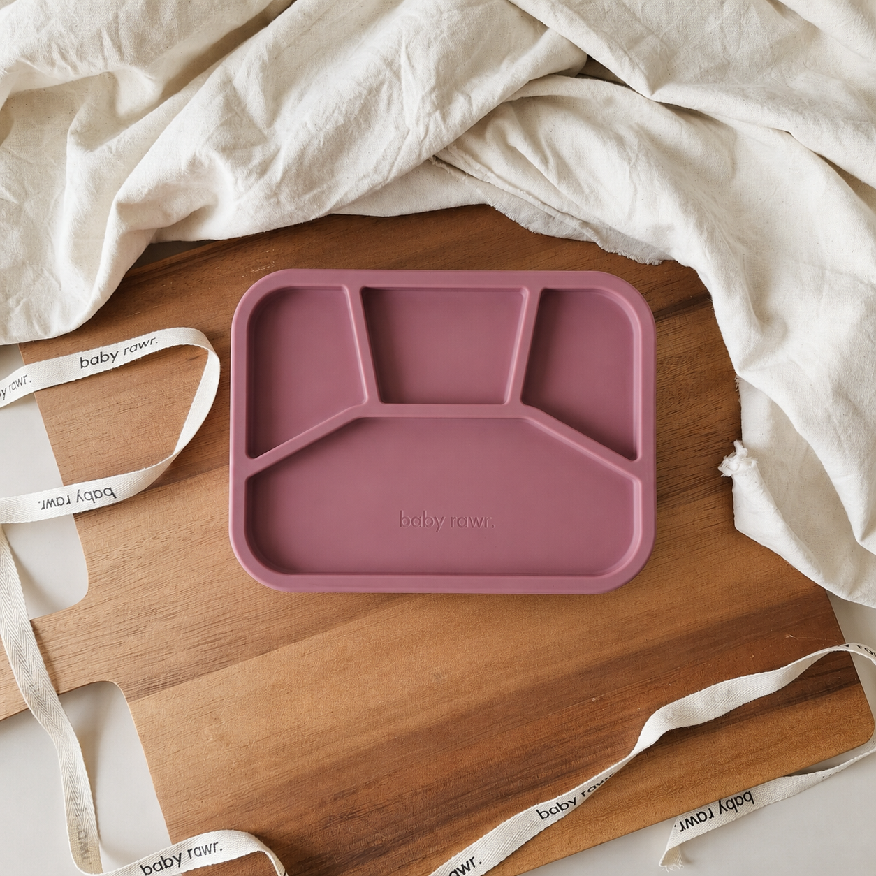 Baby Rawr. 4 Compartment Leakproof Bento Box